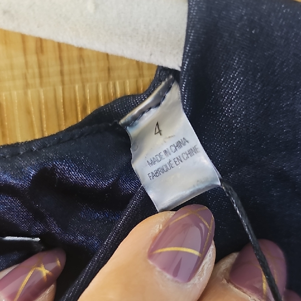 T Tahari Classic Black Midi Dress - Picture 3 of 13